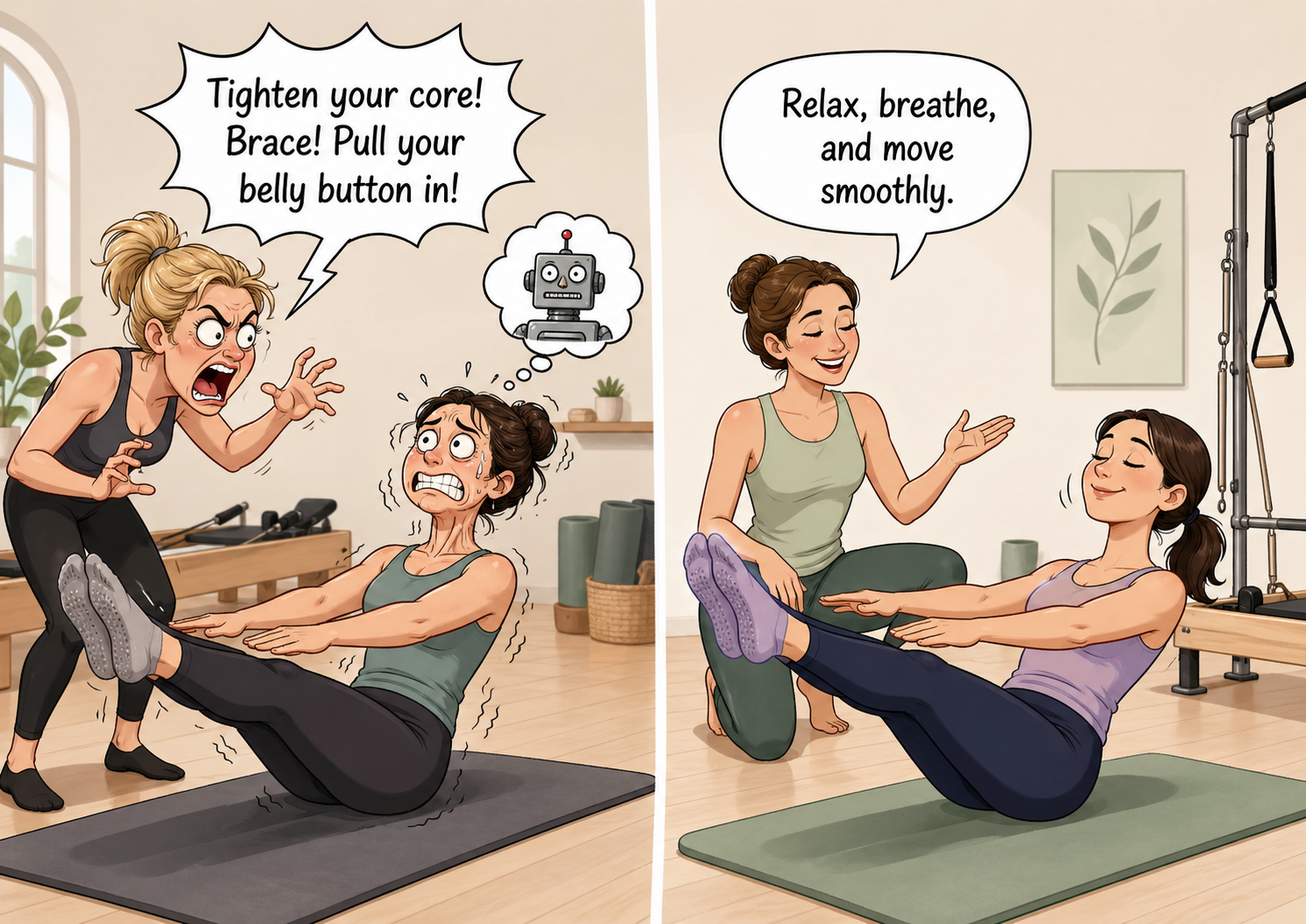 Pilates for back pain: do you really need to brace your core?