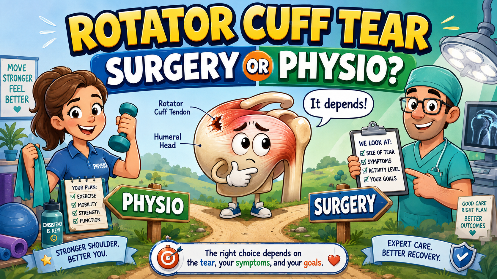 Rotator Cuff Tear: Do You Need Surgery or Physio?