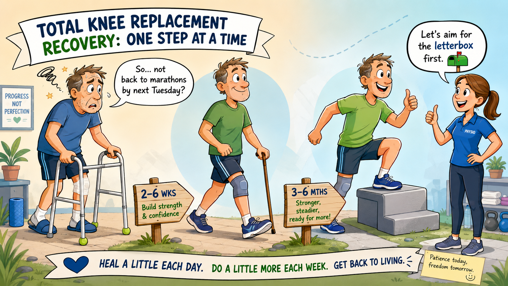 Total Knee Replacement: Recovery Timeline