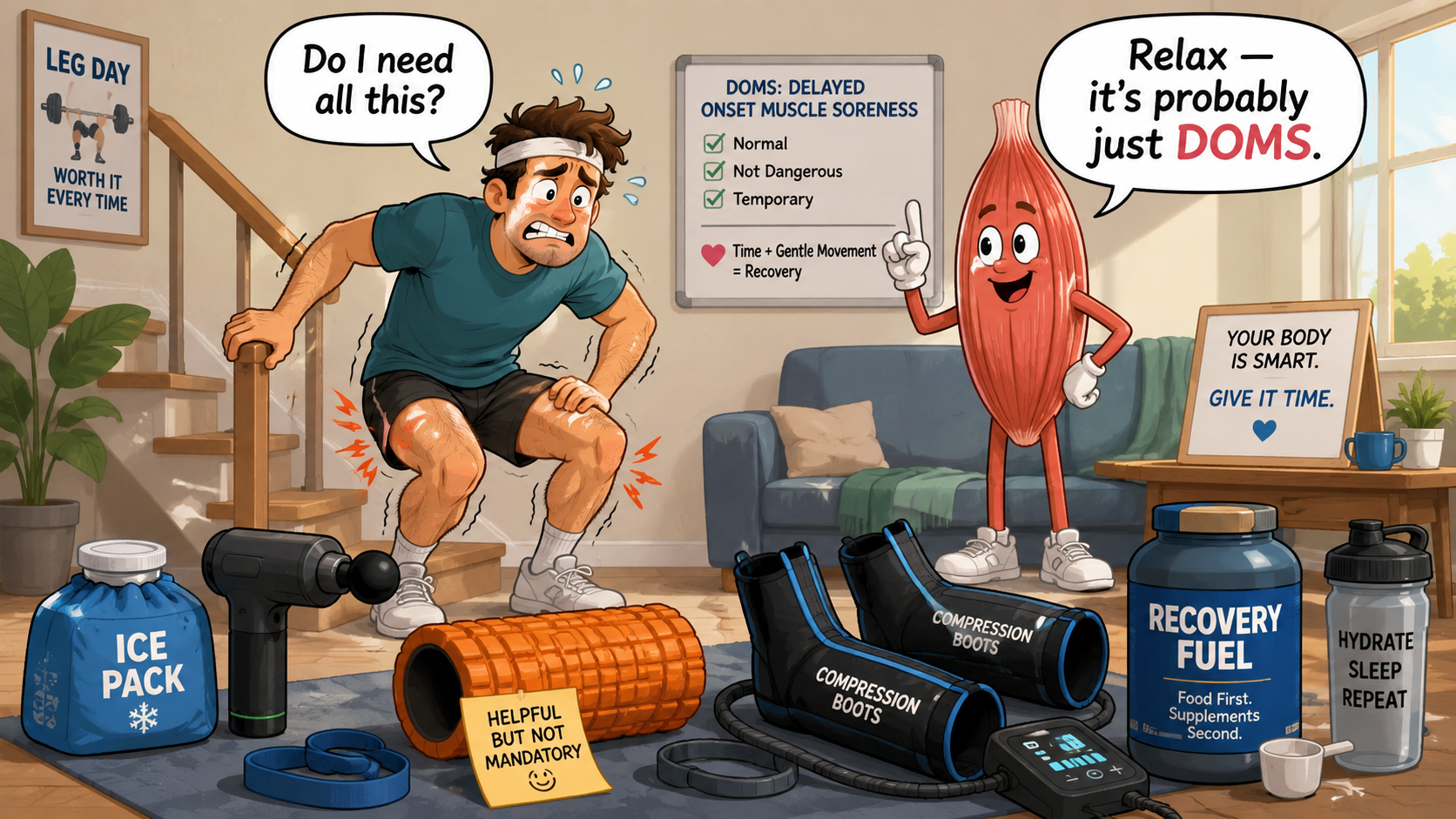DOMS: Do you actually need to treat muscle soreness?