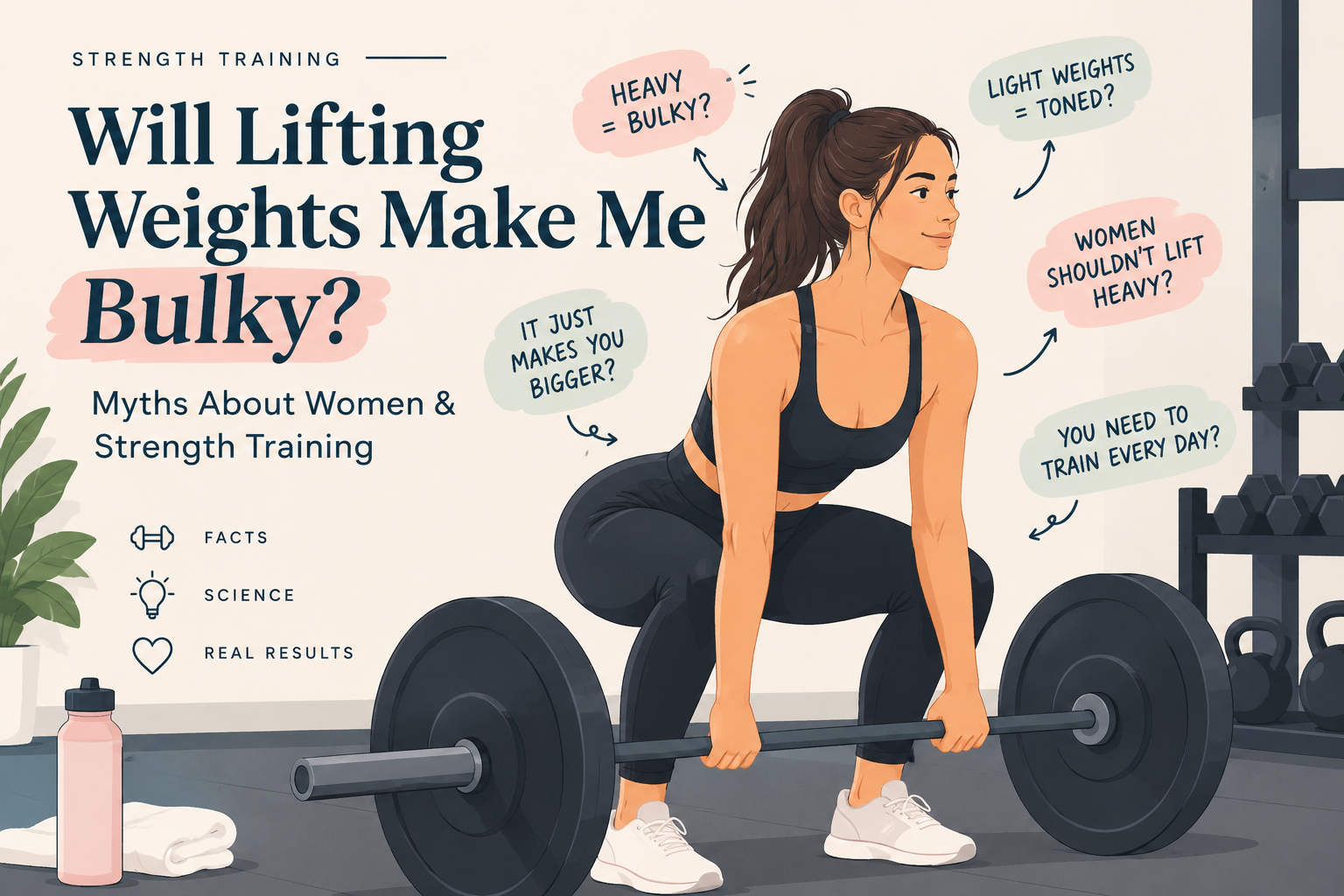 Will Lifting Weights Make Me Bulky? Myths About Women & Strength Training
