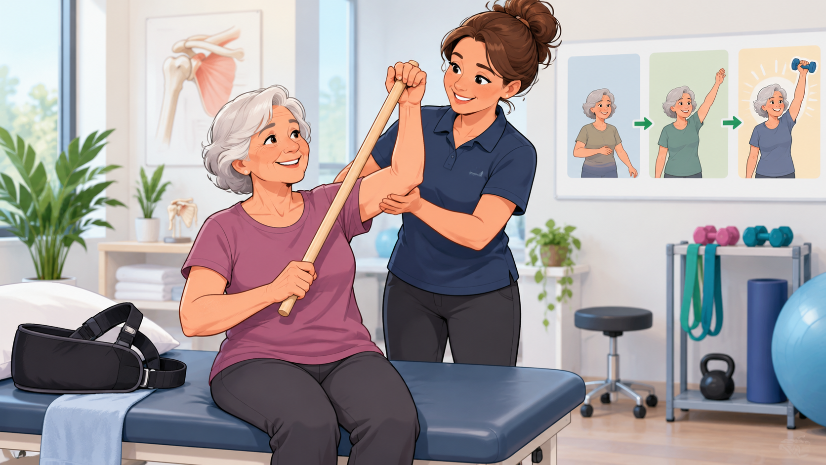 Shoulder Replacement Recovery: What to Expect + Exercises