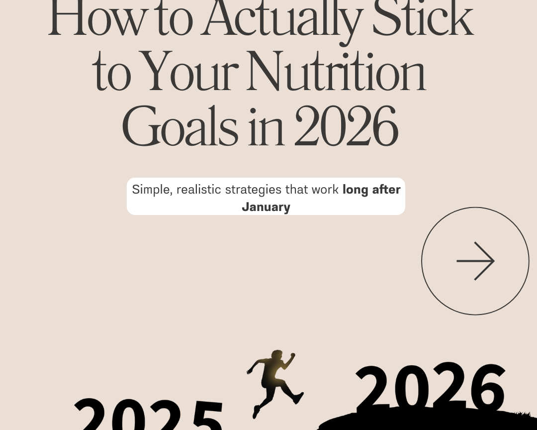 How to Actually Stick to Your Nutrition Goals in 2026