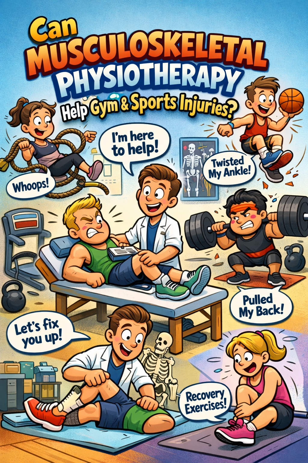 Can Musculoskeletal Physiotherapy Help Gym & Sports Injuries?