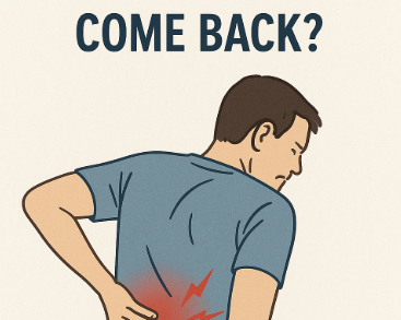 How often does back pain come back?
