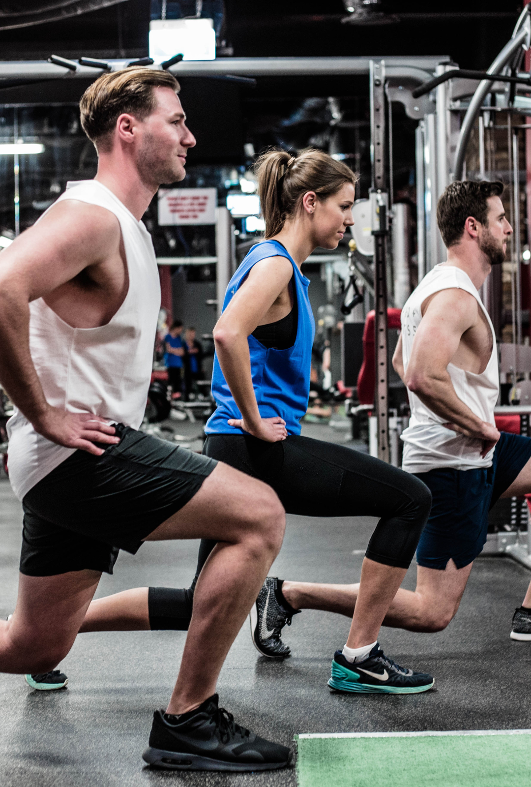 A coach and a woman 40 plus training together at Wild Physio Fitness in Neutral Bay